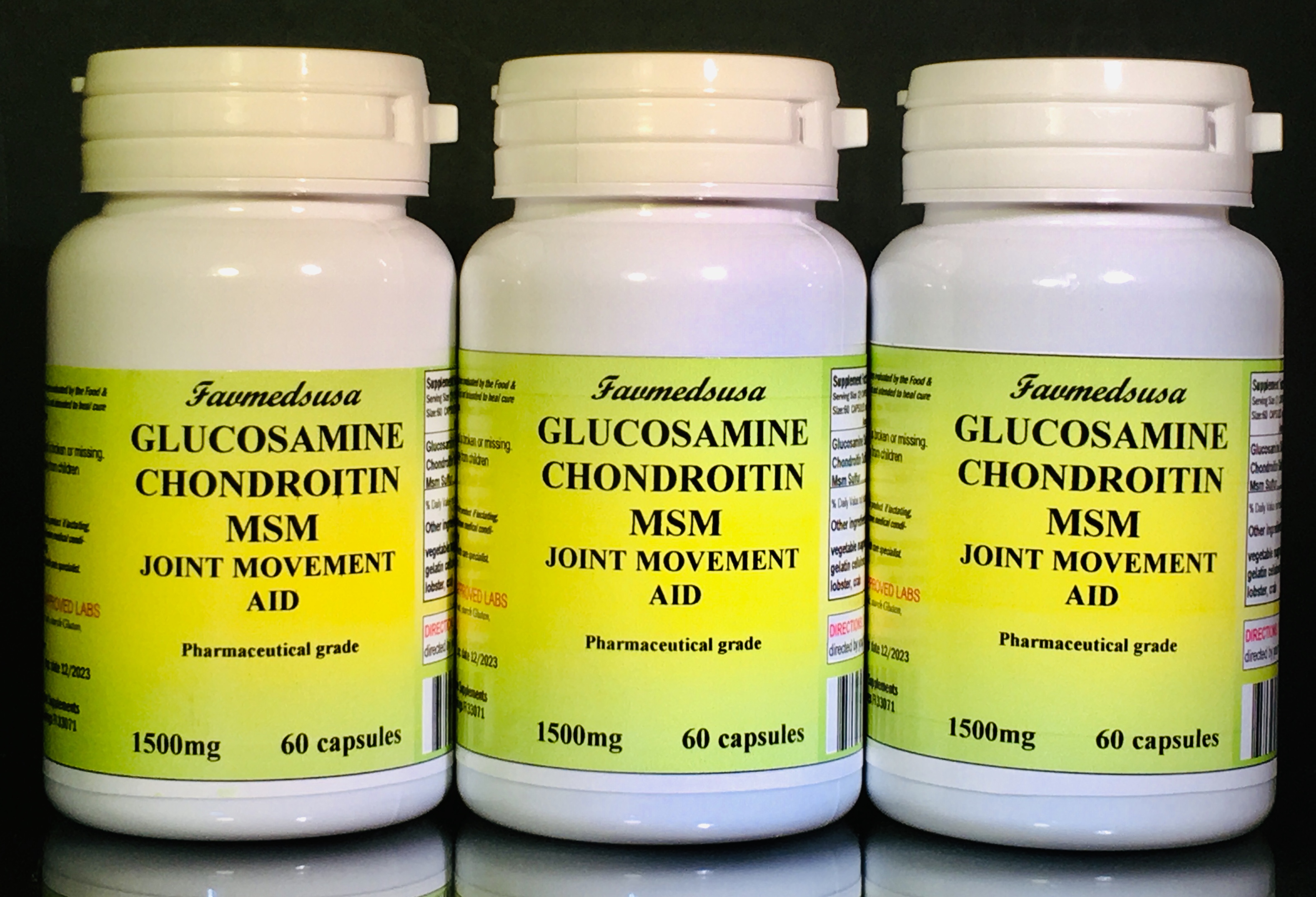 Glucosamine Chondroitin +MSM - 180 (3x60) capsules
